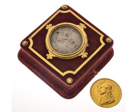 157 “Salvatormedaille“ d’oro senza data (posteriore al 1843) oro del peso di 6 Ducati, incisore del conio “K. L.“ (Konrad Lan