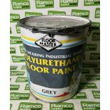 Floormaster industrial trade polyurethane floor paint - grey - 20L