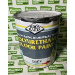 Floormaster industrial trade polyurethane floor paint - grey - 20L