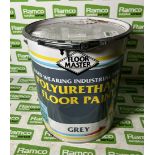 Floormaster industrial trade polyurethane floor paint - grey - 20L