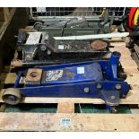 3x Heavy duty trolley jacks - full details in description