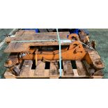 1000kg floor type transmission jack - L 1170 x W 550 x 420mm