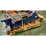 1000kg floor type transmission jack - L 1170 x W 550 x 420mm