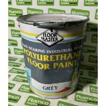 Floormaster industrial trade polyurethane floor paint - grey - 20L