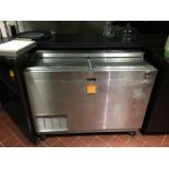SS Perlick Refrigerator, 4 1/2 ft x 3 1/2 ft Located: Main Kitchen, adjacent to Palace Grill
