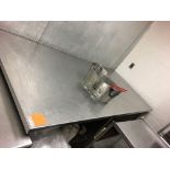 SS Table, 8 x 3 1/2 x 3 ft Located: Main Kitchen, adjacent to Palace Grill Asset #: N/A ***NOTE from