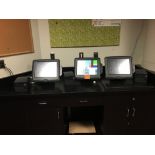 Lot of (3) Order Stations, Radiant System, 1 1/2 ft w x 1 1/2 ft l x 1 ft t Located: Main Kitchen,