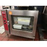 SS Oven, Blodgett Combi, 3 1/2 x 3 1/2 x 3 1/2 ft Located: Main Kitchen, adjacent to Palace Grill