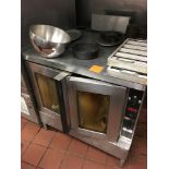SS Oven, Solid State, 3 ft x 3 1/2 ft x 3 1/2 ft Located: Main Kitchen, adjacent to Palace Grill