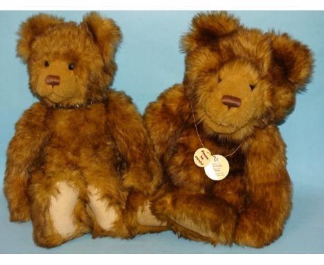 Charlie Bears, "Oliver" CB35930, (hand puppet), 45.5cm, (with tag) and "Joseph" CB35640, 45.5cm, (no tags, both from 2006, th
