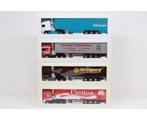 Eligor: A collection of four boxed Eligor, 1/43 Scale diecast model cab and trailer to comprise References: 113196, 113202, 1