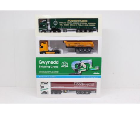 Eligor: A collection of four boxed Eligor, 1/43 Scale diecast model cab and trailer to comprise References: 113775, 115192, 1