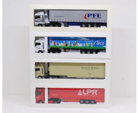 Eligor: A collection of four boxed Eligor, 1/43 Scale diecast model cab and trailer to comprise References: 113757, 114354, 1