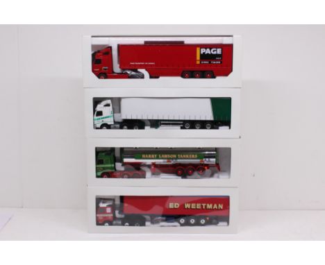 Eligor: A collection of four boxed Eligor, 1/43 Scale diecast model cab and trailer to comprise References: 111610, 112551, 1