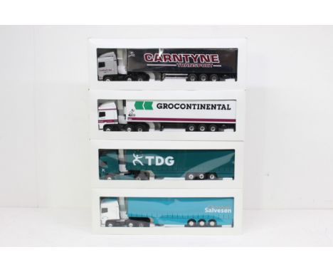 Eligor: A collection of four boxed Eligor, 1/43 Scale diecast model cab and trailer to comprise References: 113045, 113092, 1