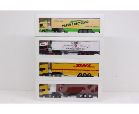 Eligor: A collection of four boxed Eligor, 1/43 Scale diecast model cab and trailer to comprise References: 112015, 112048, 1