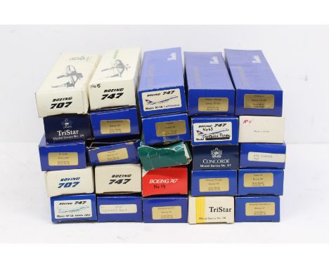 Aircraft: A collection of twenty-five boxed scale model aircraft vehicles to include mainly examples by Wooster. Original box