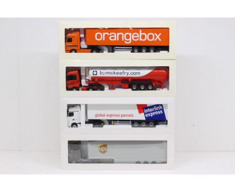 Eligor: A collection of four boxed Eligor, 1/43 Scale diecast model cab and trailer to comprise References: 113212, 113270, 1