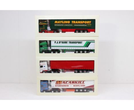 Eligor: A collection of four boxed Eligor, 1/43 Scale diecast model cab and trailer to comprise References: 113242, 113249, 1