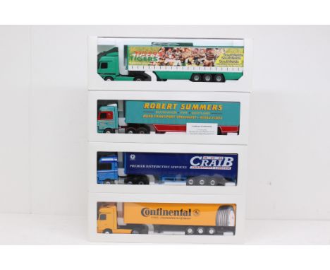 Eligor: A collection of four boxed Eligor, 1/43 Scale diecast model cab and trailer to comprise References: 111558, 112800, 1