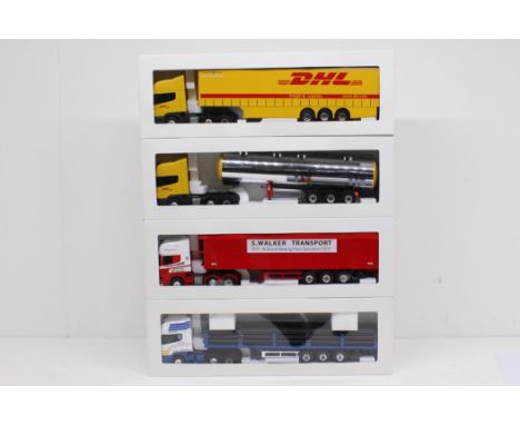 Eligor: A collection of four boxed Eligor, 1/43 Scale diecast model cab and trailer to comprise References: 112669, 112671, 1