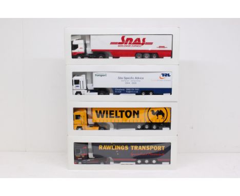 Eligor: A collection of four boxed Eligor, 1/43 Scale diecast model cab and trailer to comprise References: 112073, 112815, 1