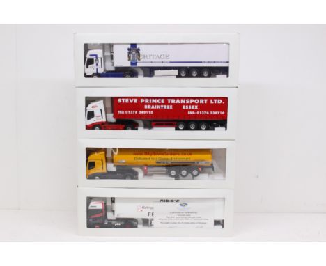 Eligor: A collection of four boxed Eligor, 1/43 Scale diecast model cab and trailer to comprise References: 112038, 112986, 1