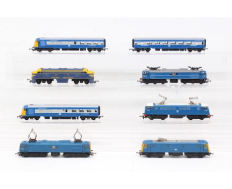 Model Railway: A collection of eight OO Gauge model railway diesel locomotives to include various Triang and Hornby examples.