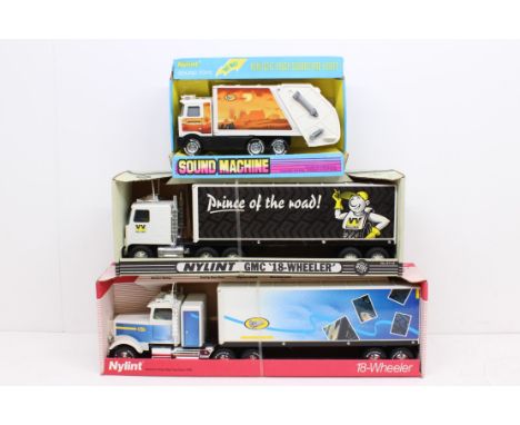 Nylint: A collection of three boxed Nylint Toys, scale model diecast vehicles, to comprise: No. 345-Z, No. 911-Z and No. 9145