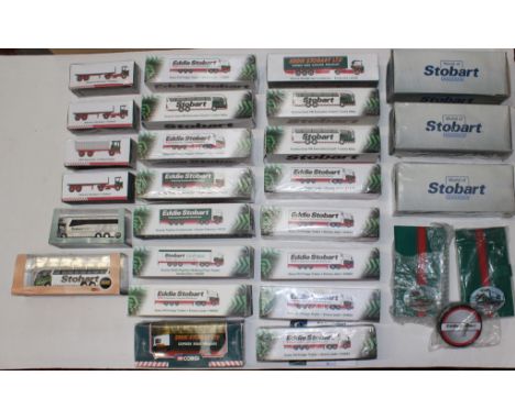 Eddie Stobart: A collection of assorted boxed Eddie Stobart Atlas, Corgi and Oxford Diecast vehicles. Original boxes. General
