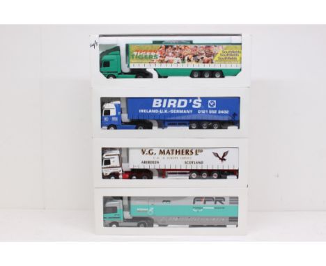Eligor: A collection of four boxed Eligor, 1/43 Scale diecast model cab and trailer to comprise References: 111558, 112383, 1