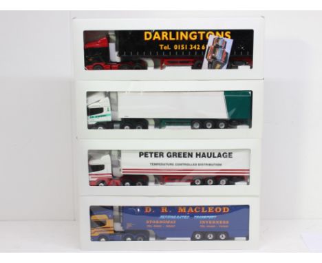 Eligor: A collection of four boxed Eligor, 1/43 Scale diecast model cab and trailer to comprise References: 111838, 111905, 1