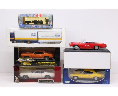 Diecast: A collection of six boxed Scale Model vehicles to comprise: Eligor, Solido, Motor Max, ERTL and Road Signature. Orig