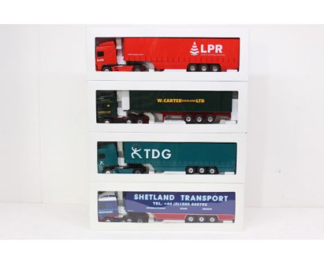 Eligor: A collection of four boxed Eligor, 1/43 Scale diecast model cab and trailer to comprise References: 112784, 112960, 1