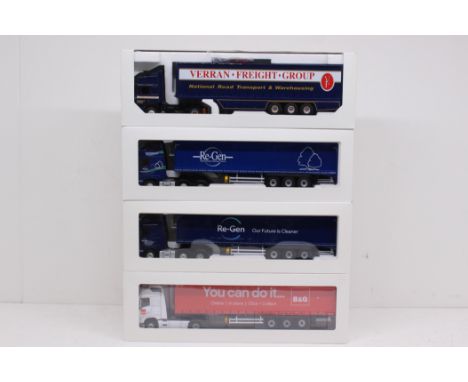 Eligor: A collection of four boxed Eligor, 1/43 Scale diecast model cab and trailer to comprise References: 111594, 115889, 1