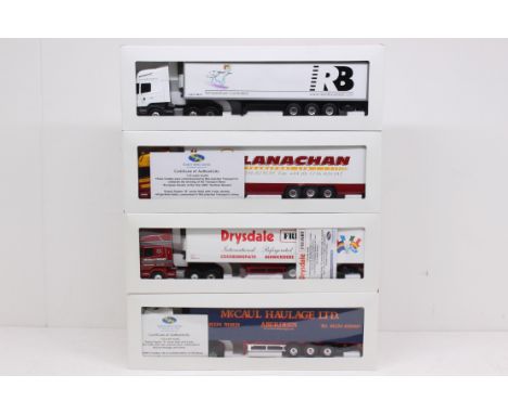 Eligor: A collection of four boxed Eligor, 1/43 Scale diecast model cab and trailer to comprise References: 113107, 113112, 1