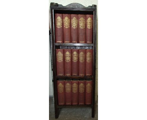 Dickens (Charles), Works, 15 volumes, The Waverley Book Company Ltd, frontis, plt, illus by H K Browne, cl gt, 8vo, nd, c1920