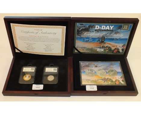 The Date Stamp UK First World War Set, consisting of: 2014 WWI silver proof £2 and UK 2014 WWI silver £20, in fitted case wit