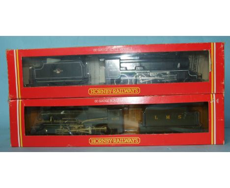 Hornby OO Gauge, R314 BR Class 5 4-6-0 engine and tender no.44808 and R315 LMS Class 8F 2-8-0 engine and tender no.8193, both