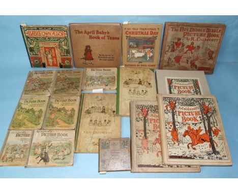 Greenaway (Kate, Illustrator), The April Baby's Book of Tunes, plts, pic cl, 8vo, 1903; two copies of Little Ann A Book, (one