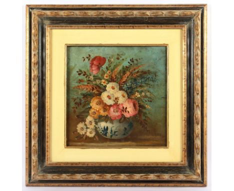 MERIGGI, Maria (*1945), "Blumenstilleben", Öl/Lwd., 33 x 33, unten rechts monogrammiert, R. 