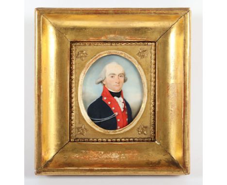 MINIATUR, "Rudolf von Bünau" (1762 in Kammerforst - 1841 in Schwebda), württembergischer Generalmajor und Hofmarschall, 1809 