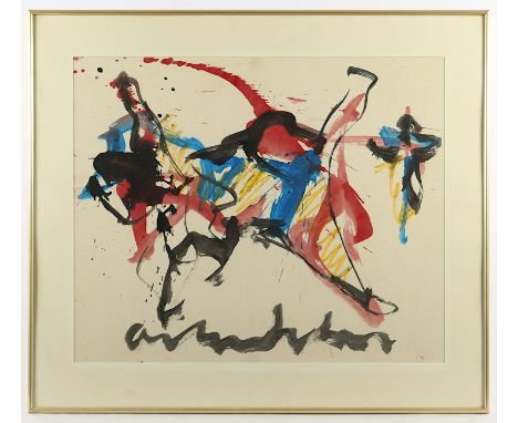 HEYBOER, Anton (1924-2005), "o.T.", Aquarell/Papier, 56 x 69, unten signiert, R. 