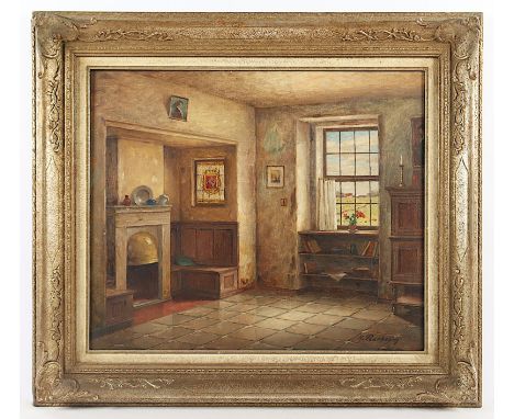 PEERBOOM, Alfons (1882-1958), "Interieur", Öl/Lwd., 50 x 60, unten rechts signiert, R. 