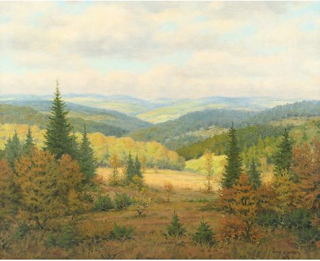 KÜPPERS, Otto (1888-1986), "Eifelwälder", Öl/Lwd., 60 x 75, unten rechts signiert, verso mit Titel bez., R. 