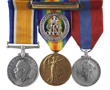 Three medals to Private Robert John Balaam, 2nd/8th Battalion London Regiment (Post Office Rifles): British War Medal 1914-20