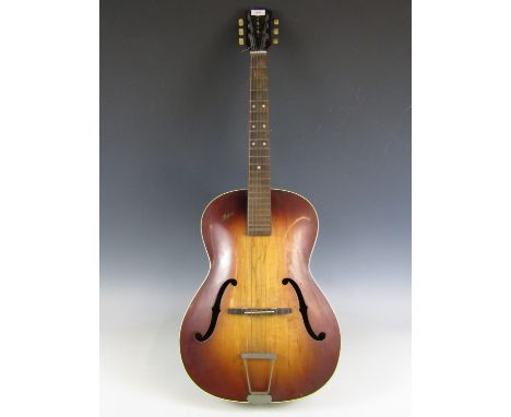 A Hofner Congress model 3986 acoustic guitar (a/f)