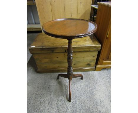 A mahogany tripod wine table, second quarter 19th Century