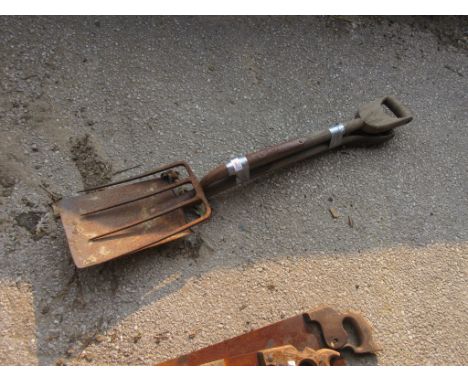 TWO VINTAGE GARDEN TOOLS
