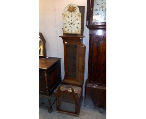 A Victorian oak cased 8 day grandfather longcase clock